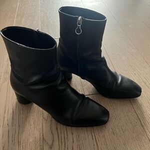 Aeyde Black Ankle Boots EUR 39 / US 8.5